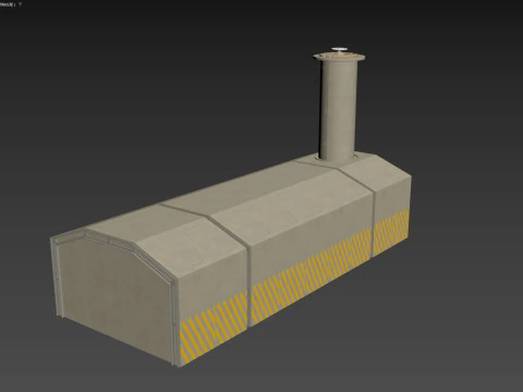 Nuclear Bomb Shelter 3D Model