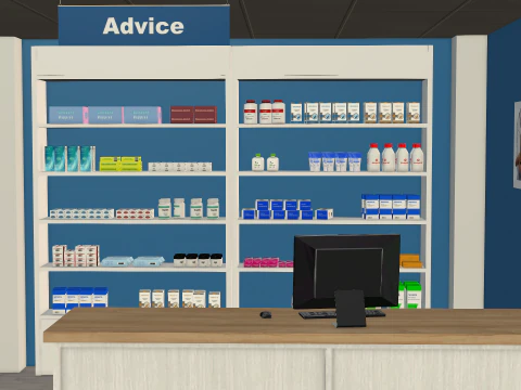 M&eacute;decine Modèle 3D