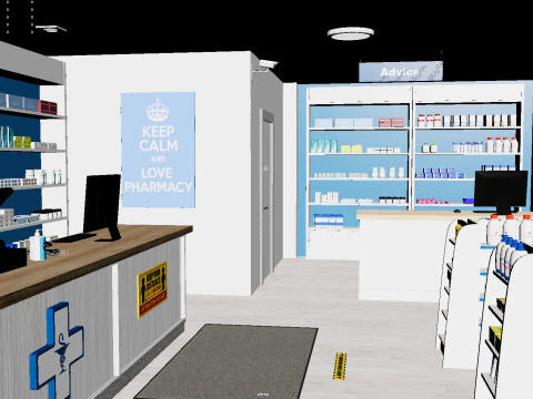 M&eacute;decine Modèle 3D