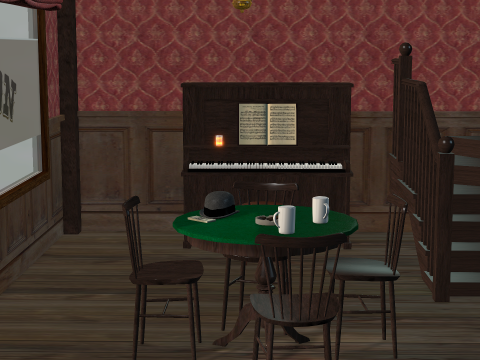 Western Saloon 3D 模型