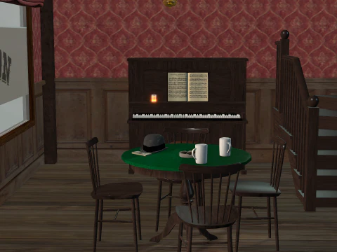 Western Saloon 3D Model