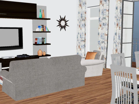 거실 3D 모델