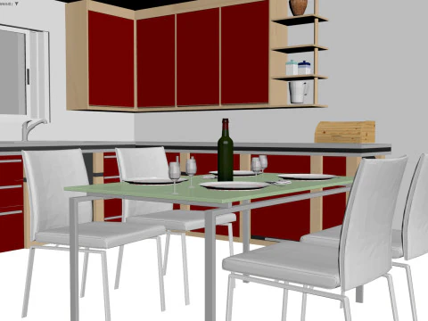 Cucina Modello 3D