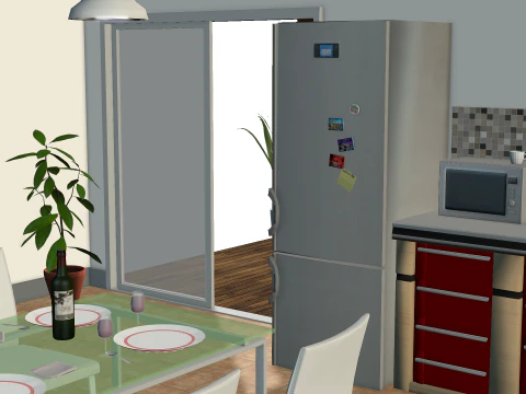 Cucina Modello 3D