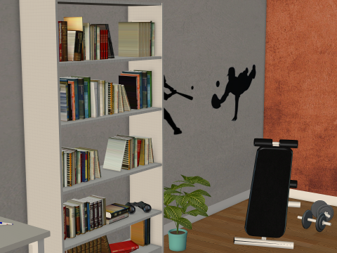 Modern bedroom 3D 模型