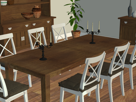 Dining Room 3D Model