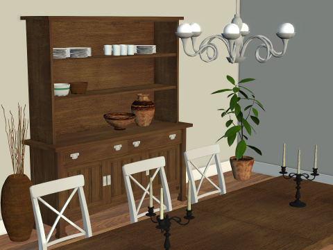 Dining Room Modelo 3D