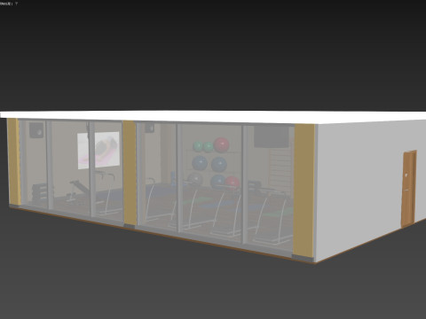 Fitness Room Model 3D