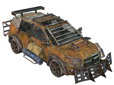 黙示録の車 3Dモデル