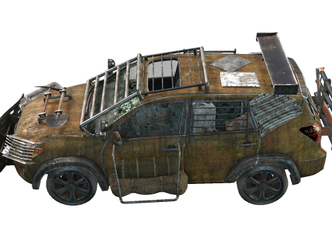 Apocalypse car 3D Model