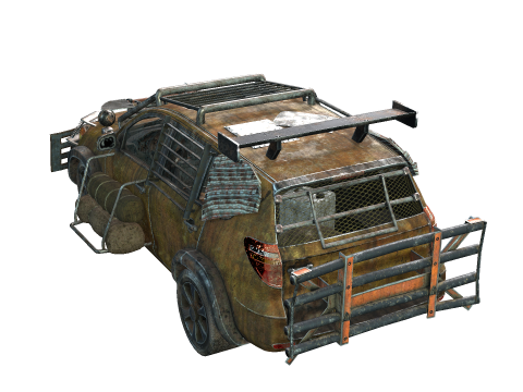 Apocalypse car 3D Model