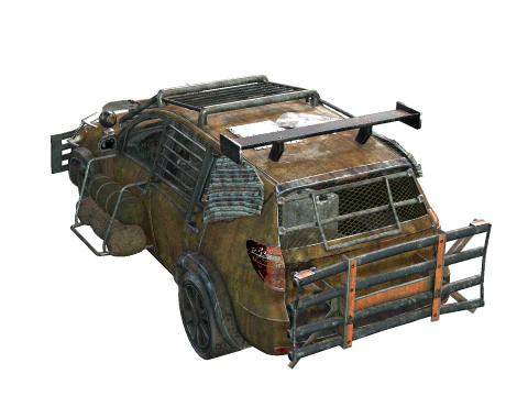 Apocalypse car 3D Model
