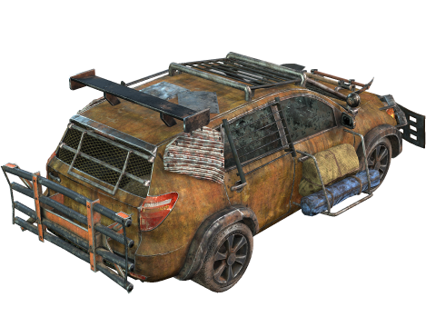 Apocalypse car 3D Model