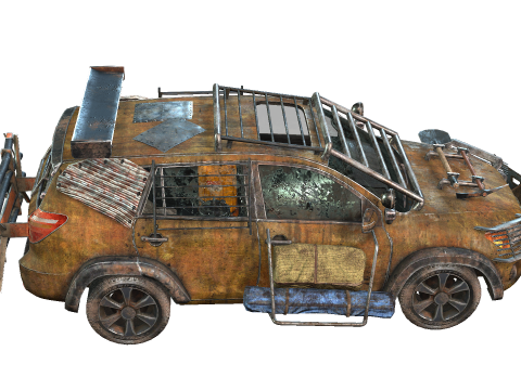 Apocalypse car 3D Model