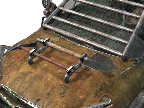 Apocalypse car 3D Model