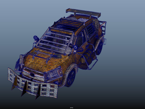 Apocalypse car 3D Model