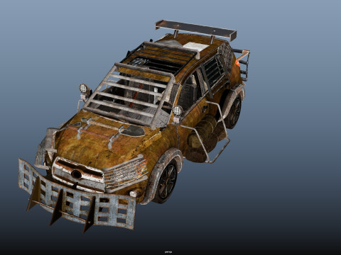 Apocalypse car 3D Model