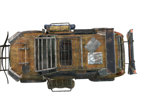 Apocalypse car 3D Model