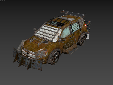Apocalypse car 3D Model