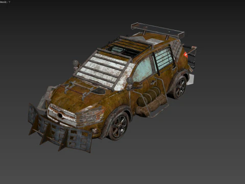 Apocalypse car 3D Model