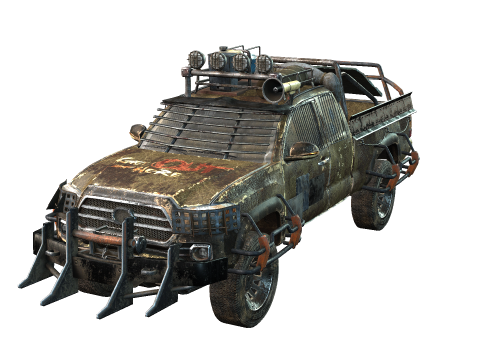Post Apocalyptic Vehicle 3D Model