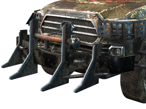 Post Apocalyptic Vehicle 3D Model
