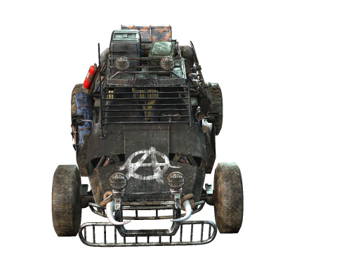 Post Apocalyptic Vehicle 3D Model