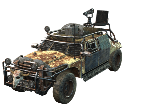 Post Apocalyptic Vehicle 3D Model