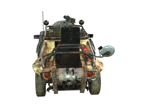 Post Apocalyptic Vehicle 3D Модель