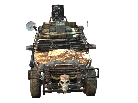 Post Apocalyptic Vehicle 3D Модель