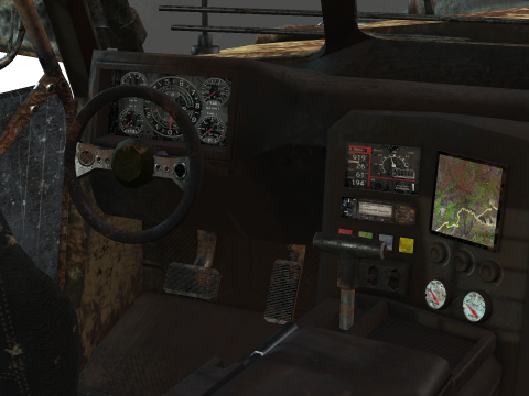 Post Apocalyptic Vehicle 3D Модель