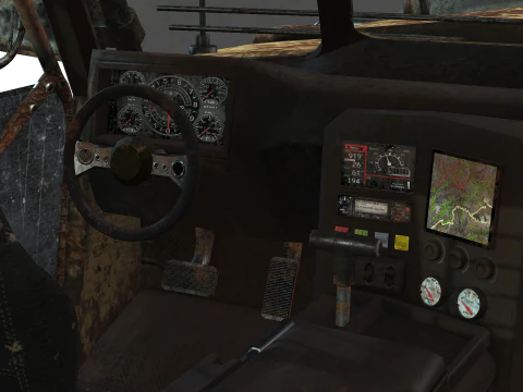 Veicolo post apocalittico Modello 3D