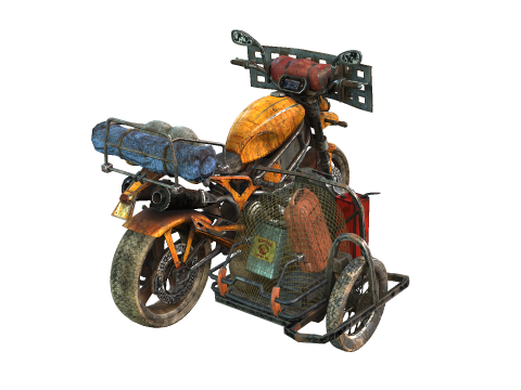Doomsday SideCar 3D Model