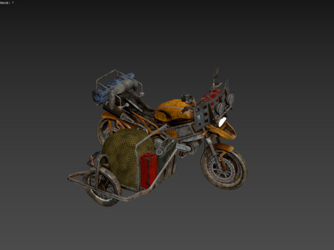Doomsday SideCar 3D Model