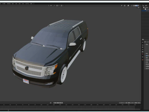 SUV Urban 3D Model