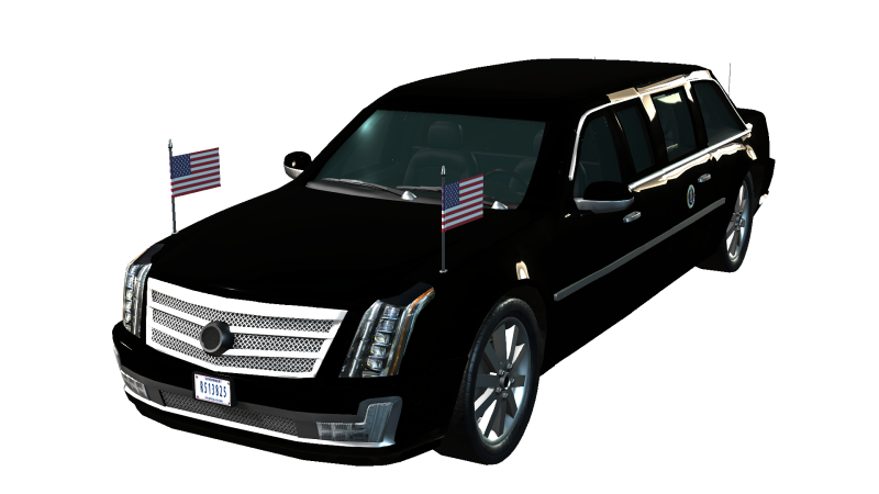Limousine 3D-Modell .c4d .max .obj .3ds .fbx .stl .blend 