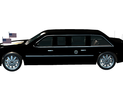Limousine 3D-Modell