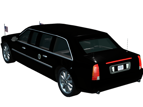 Limousine 3D-Modell