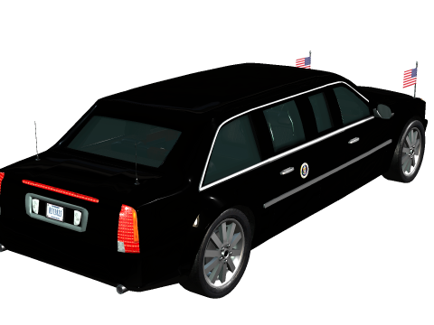 Limousine 3D-Modell