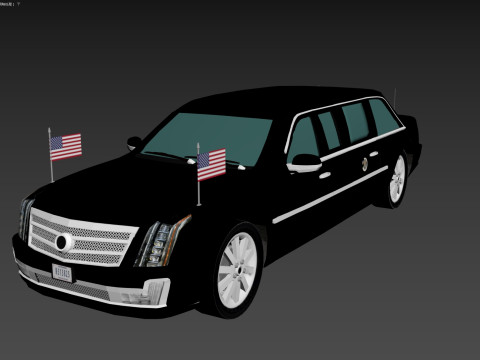 Limousine 3D-Modell