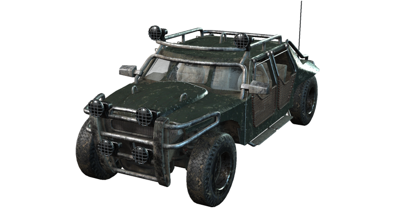 Post Apocalyptic Vehicle 3D-Modell .c4d .max .obj .3ds .fbx .stl .blend 