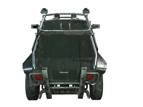 Post Apocalyptic Vehicle 3D-Modell
