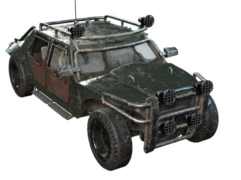Post Apocalyptic Vehicle 3D-Modell