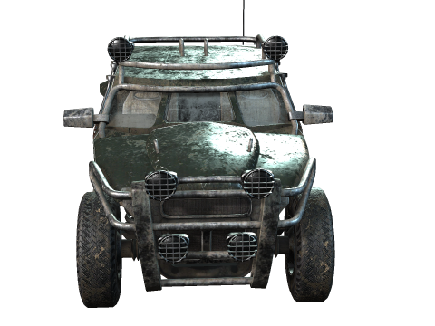 Post Apocalyptic Vehicle 3D-Modell