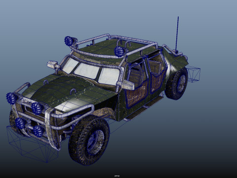 Post Apocalyptic Vehicle 3D-Modell