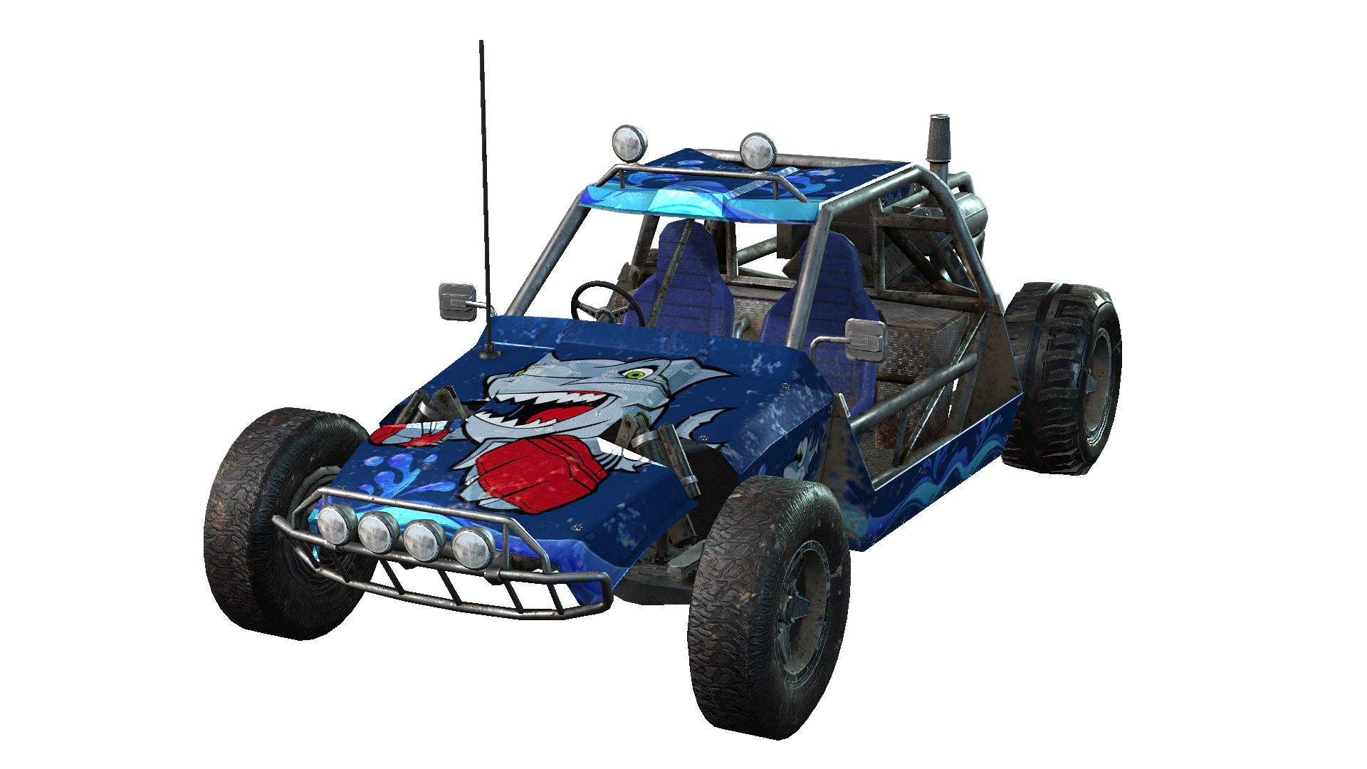 Buggy 3D Model .c4d .max .obj .3ds .fbx .stl .blend 