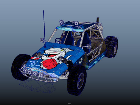 Buggy 3D मॉडल