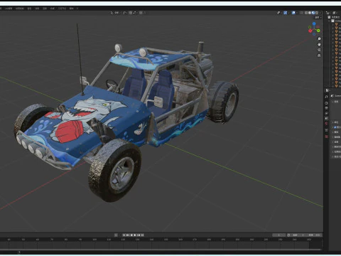 Buggy 3D Model