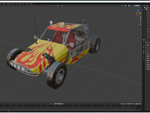 Buggy Model 3D