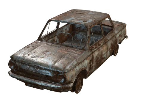 BrokenCar 3D Model